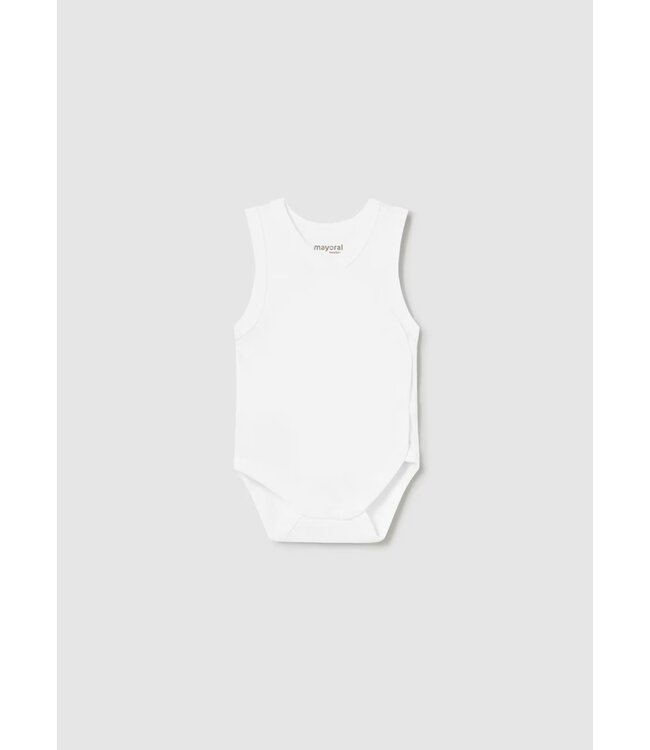 Mayoral Mayoral Sleeveless White Star Bodysuit