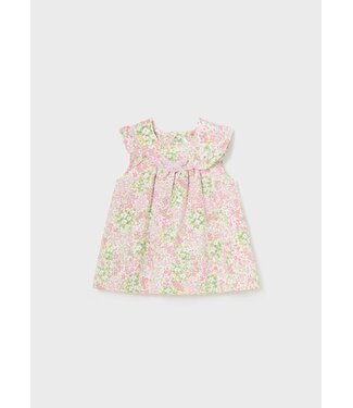 Mayoral Mayoral Newborn Cotton Print Dress