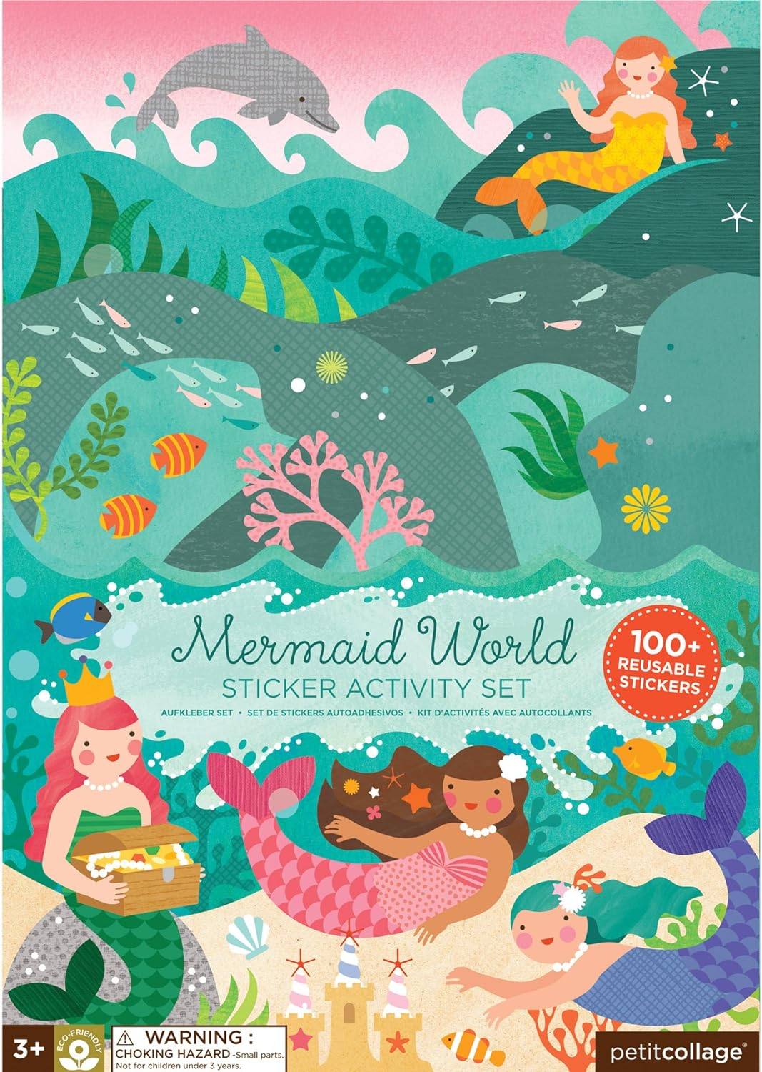 Petit Collage Mermaid World Sticker Activity Set
