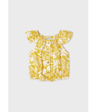 Mayoral Mayoral Printed Blouse Yellow
