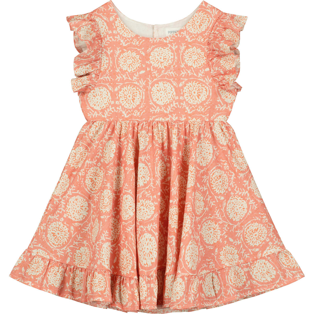 Poppet Fox Poppet Fox Frill Sleeve Summer Dress Pebble Kids Store