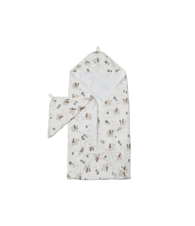 Loulou Lollipop Hooded Towel Set