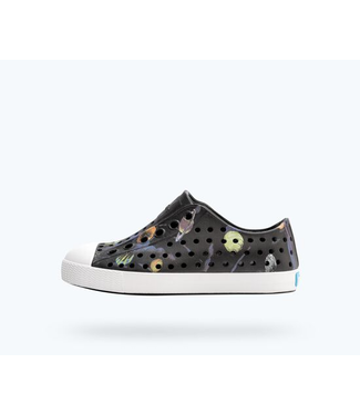Native Canada Footwear Jefferson Print Jiffy Black/Up In Space Little Kid