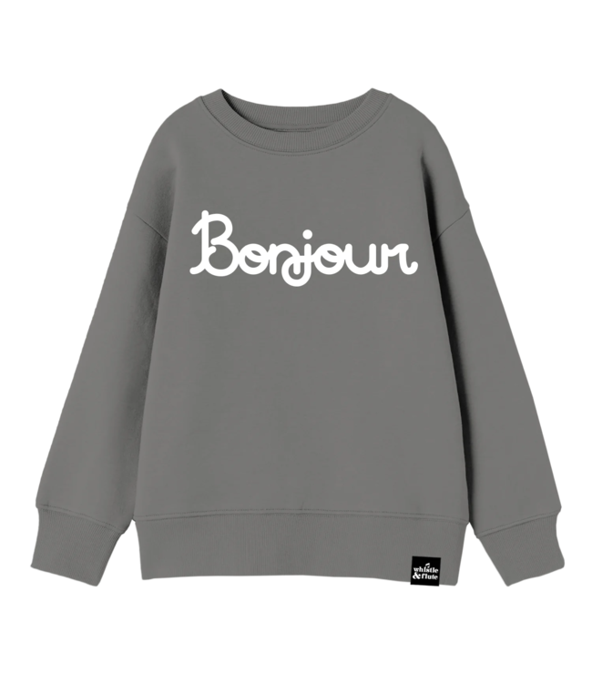 Whistle & Flute Whistle & Flute Bonjour Adult Sweatshirt