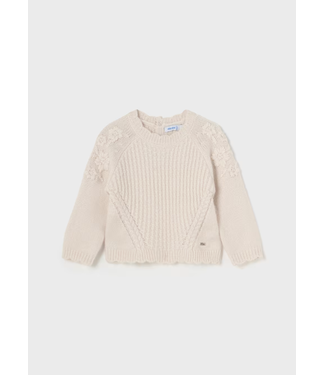Mayoral Mayoral Baby Embroidered Flowers Sweater