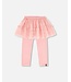 Deux par Deux Deux par Deux Leggings with Tulle Skirt
