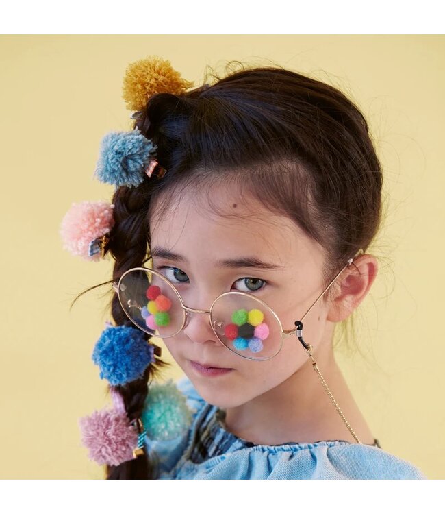 meri meri Meri Meri Gingham And Big Pompom Hair Clips
