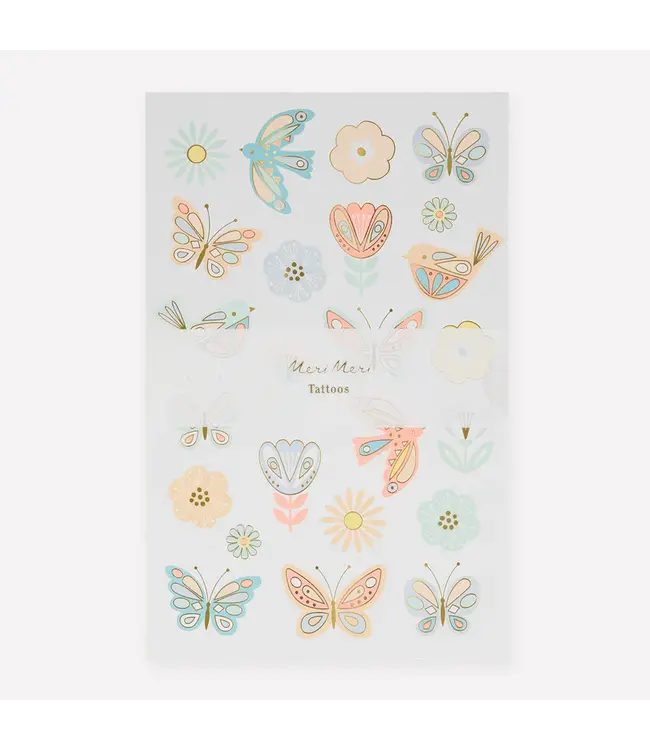 meri meri Meri Meri Tattoo Sheets