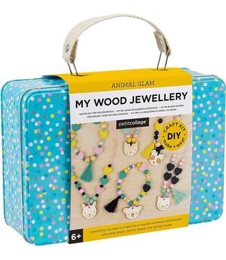 Petit Collage Animal Glam My Wood Jewellery