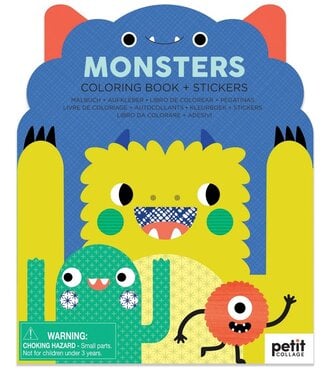 Monsters Colouring Book and Stickers