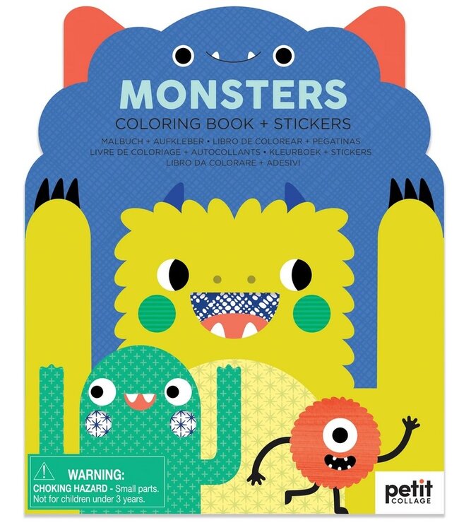 Monsters Colouring Book and Stickers