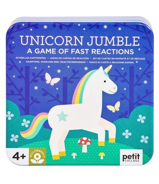 Petit Collage Unicorn Jumble Card Game