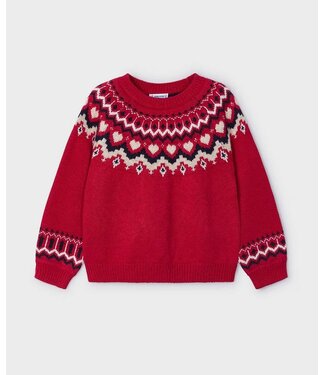 Mayoral Mayoral Knit Jacquard Sweater