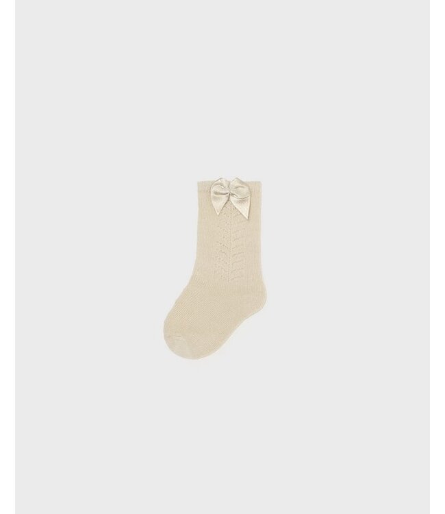 Mayoral Mayoral Infant Knee High Ribbon Socks