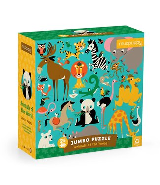 mudpuppy Animals of the World Jumbo Puzzle