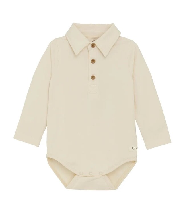 Enfant Enfant Collared Long Sleeve Onesie
