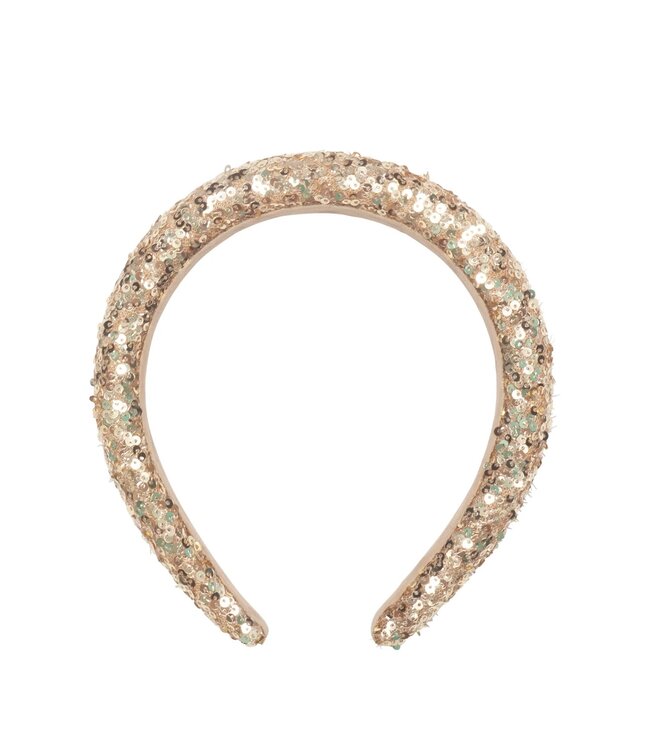 Rockahula Gold Sequin Padded Headband