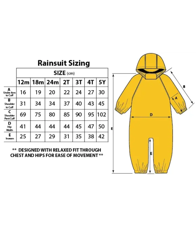 Calikids Calikids Rain Suit