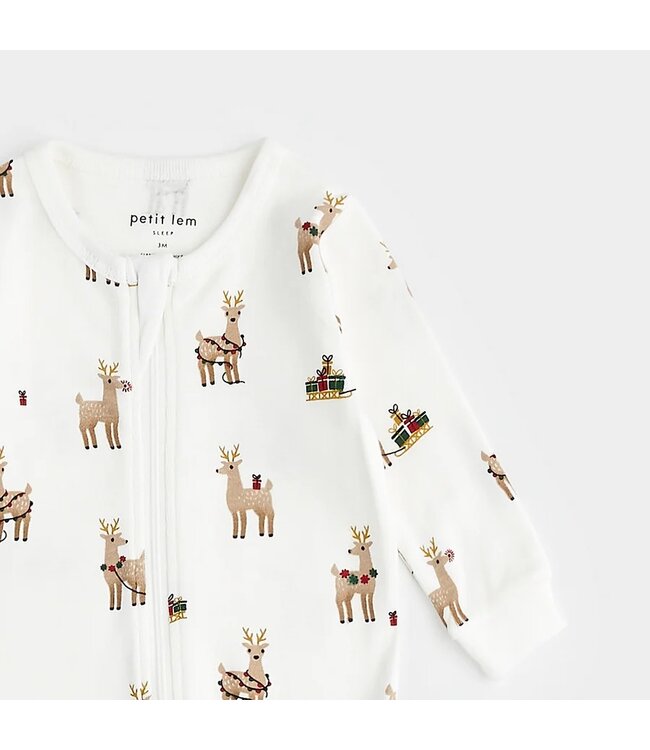 Petit Lem Footed Sleeper Rudy and Friends Print