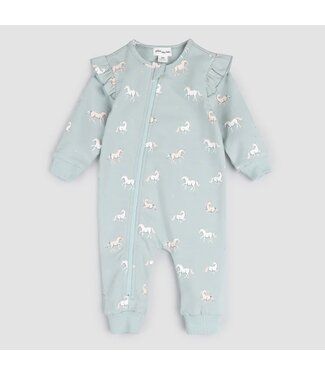 Miles the Label Miles the Label Coverall Unicorn Print