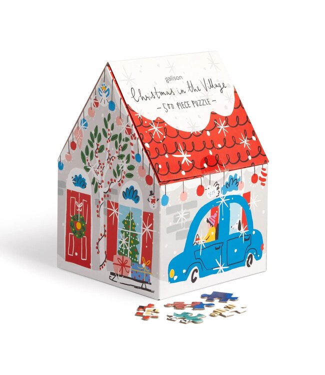 Galison Christmas in the Village Puzzle