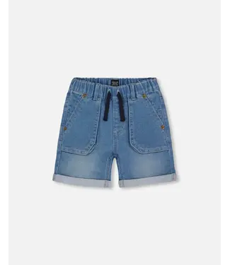 Deux par Deux French Terry Denim Short