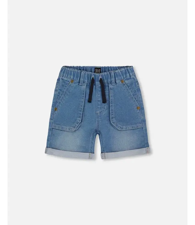 Deux par Deux Deux par Deux French Terry Denim Short