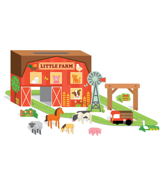 Little Farm Wind Up and Go Play Set
