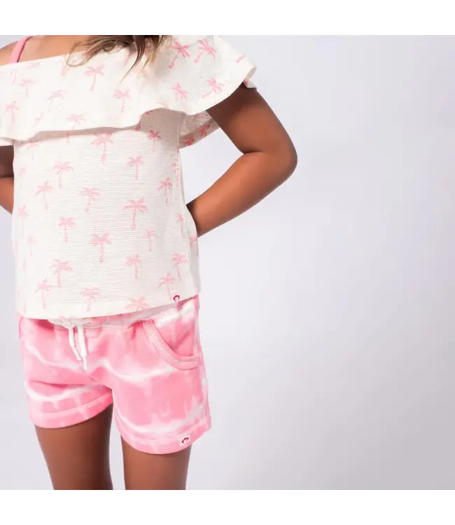 Appaman  Majorca Shorts Tie Dye Pink Stripe