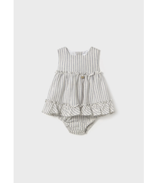 Mayoral Mayoral Infant Tank Dress Natural Stripe