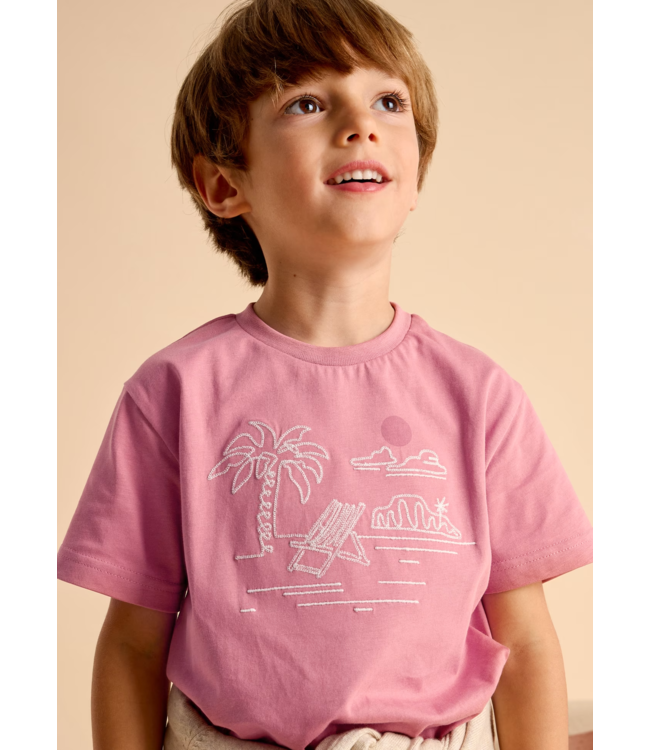 Mayoral Embroidered Tee