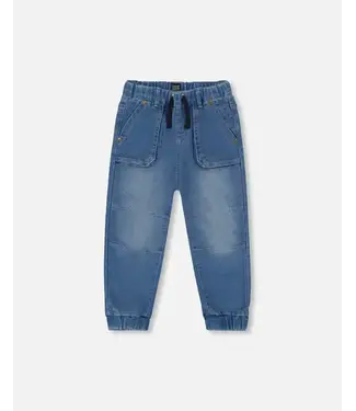 Deux par Deux Deux par Deux French Terry Denim Jogger Pant