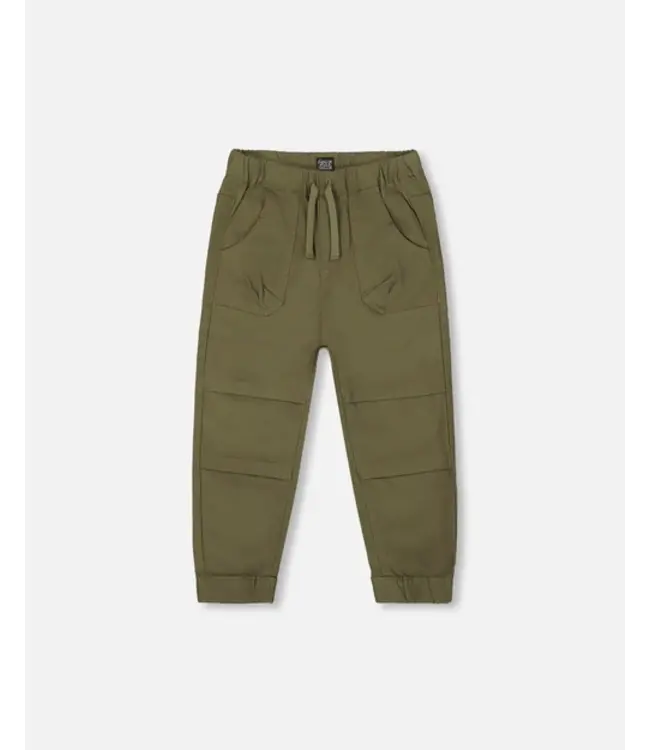 Deux par Deux Stretch Twill Jogger Pant