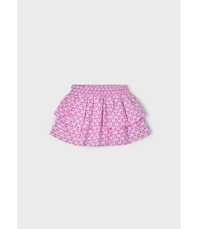 Mayoral Tiered Skirt Lilac Floral Print