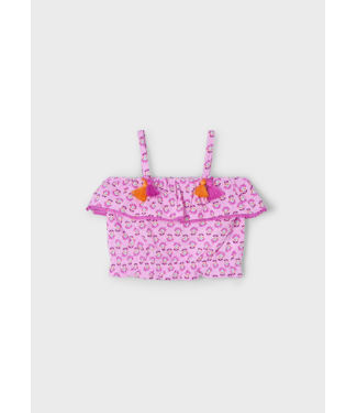 Mayoral Mayoral Strappy Top Lilac Floral Print