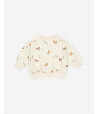 Quincy Mae Quincy Mae Relaxed Sweatshirt Cats