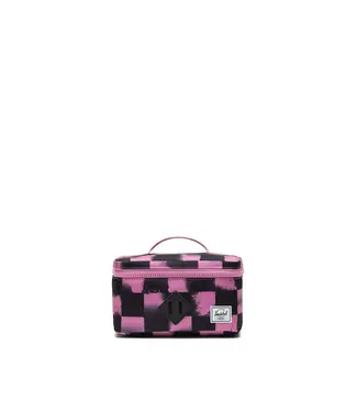 Herschel Supply Co. Heritage Lunch Box Stencil Checker Opera Mauve