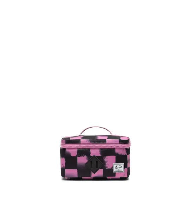 Herschel Supply Co. Heritage Lunch Box Stencil Checker Opera Mauve