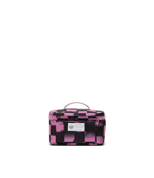 Herschel Supply Co. Heritage Lunch Box Stencil Checker Opera Mauve