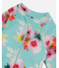 Deux par Deux Swim Suit Turquoise and Pink Flowers