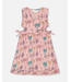 Deux par Deux Jersey Dress Flamingo Print