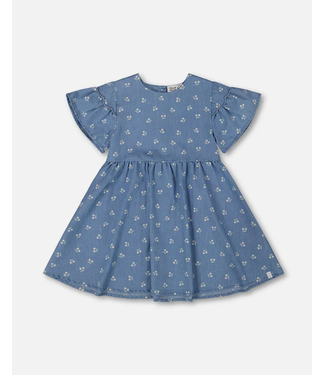 Deux par Deux Deux par Deux Chambray Dress Cherries