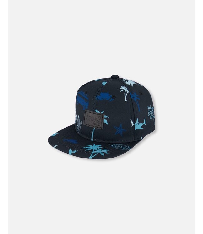 Deux par Deux  Cap Light Blue Beach on Black