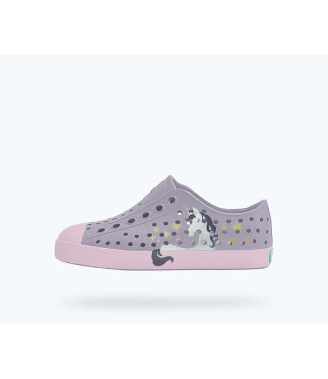 Native Shoes Jefferson Block Kids Future Purple Unicorn Block