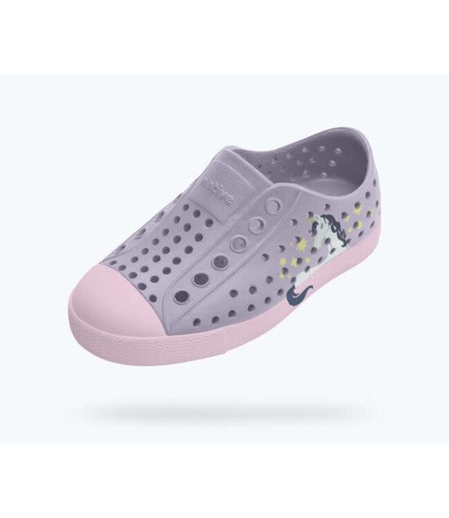 Native Canada Footwear Jefferson Block Kids Future Purple Unicorn