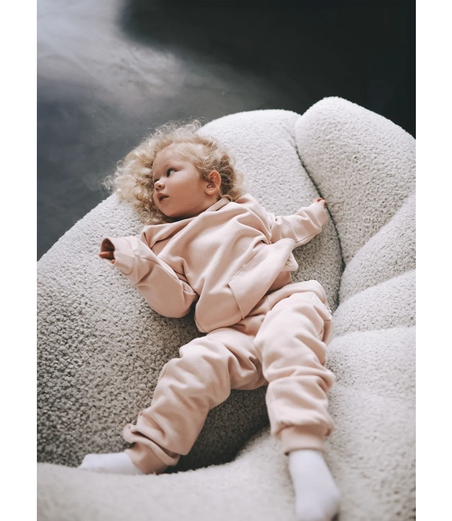 KidORCA French Terry Hoodie Pale Rose