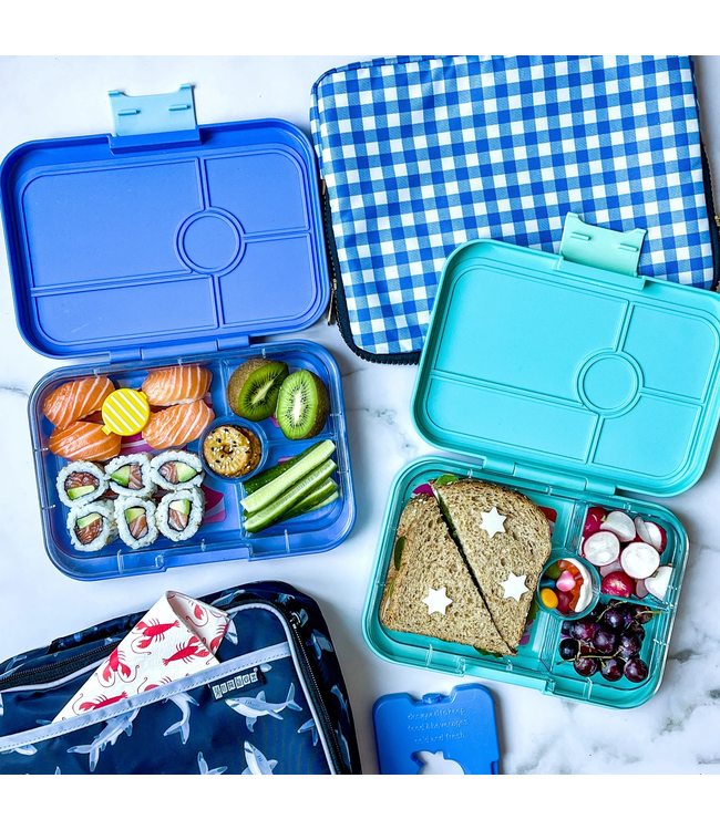 Yumbox Tapas 4 Compartment Bento Antibes Blue Rainbow