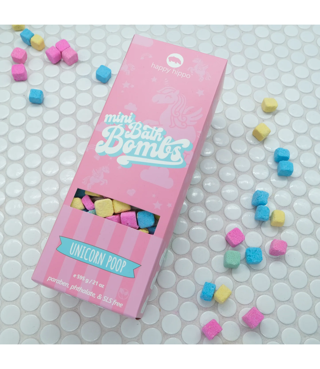 happy hippo Mini Bubble Bombs Box Unicorn Poop