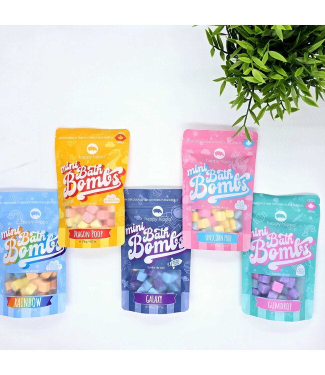 happy hippo Mini Bath Bombs