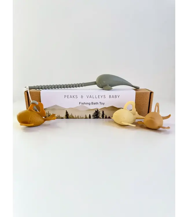Peaks & Valleys Fishing Bath Toy
